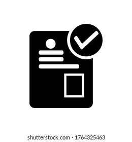 Document icon or logo isolated sign symbol vector illustration - Collection of high quality black style vector icons

