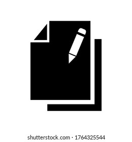 Symbol oder Logo einzeln auf Zeichen, Vektorgrafik - Sammlung von hochwertigen Vektorsymbol in schwarzem Stil
