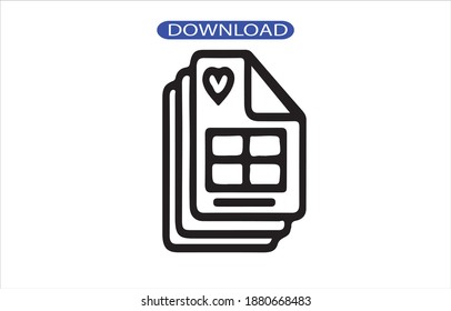 document icon or logo isolated sign symbol vector illustration - high quality black style vector icons.