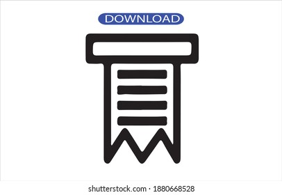 document icon or logo isolated sign symbol vector illustration - high quality black style vector icons.