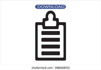 icono de documento o logotipo símbolo de signo aislado ilustración vectorial - iconos vectoriales de estilo negro de alta calidad.