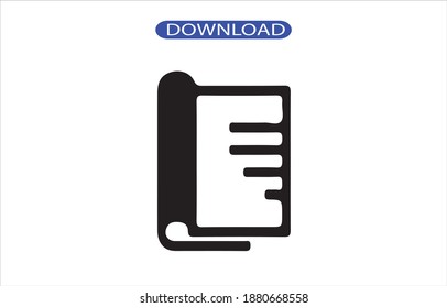 document icon or logo isolated sign symbol vector illustration - high quality black style vector icons.