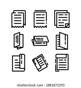 Document icon or logo isolated sign symbol vector illustration - Collection of high quality black style vector icons
