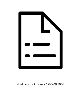 document icon or logo isolated sign symbol vector illustration - high quality black style vector icons
