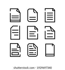 document icon or logo isolated sign symbol vector illustration - Collection of high quality black style vector icons
