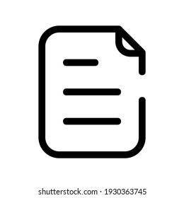 document icon or logo isolated sign symbol vector illustration - high quality black style vector icons
