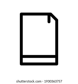 document icon or logo isolated sign symbol vector illustration - high quality black style vector icons
