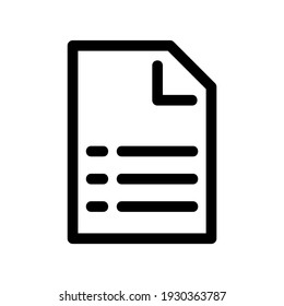 document icon or logo isolated sign symbol vector illustration - high quality black style vector icons
