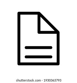document icon or logo isolated sign symbol vector illustration - high quality black style vector icons
