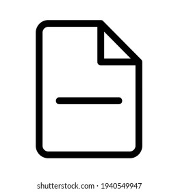 document icon or logo isolated sign symbol vector illustration - high quality black style vector icons
