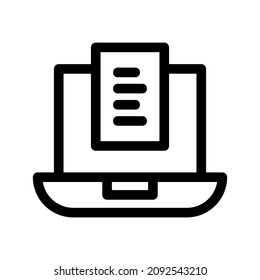 document icon or logo isolated sign symbol vector illustration - high quality black style vector icons

