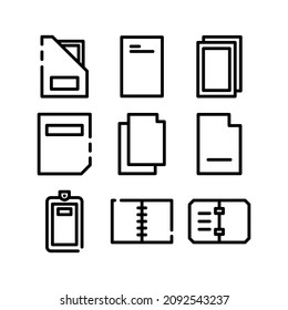 document icon or logo isolated sign symbol vector illustration - Collection of high quality black style vector icons
