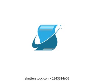 Document icon logo template