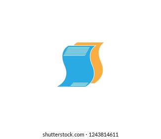 Document icon logo template
