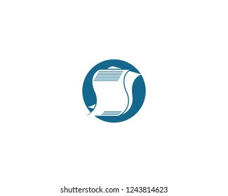 Document icon logo template