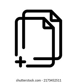 Document icon. new file sign. vector illustration