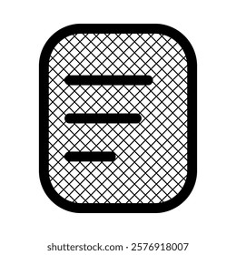 Document icon or notepad icon