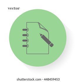 document icon, notepad,