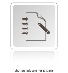 document icon, notepad,