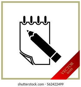 document icon, notepad,