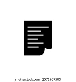 Document Icon. Office Document Icon Design Template.