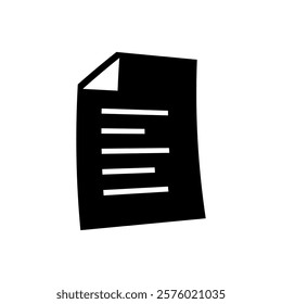 Document Icon. Office Document Icon Design Template.