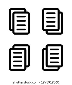 document icon on white background