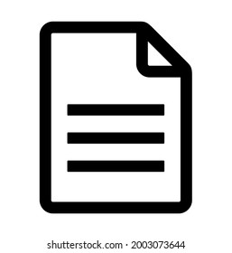 document icon on white background