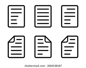 document icon on white background