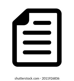 document icon on white background