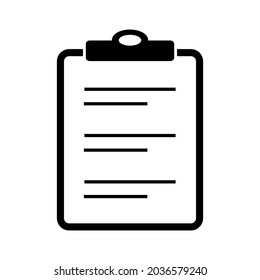 icono de documento sobre fondo blanco