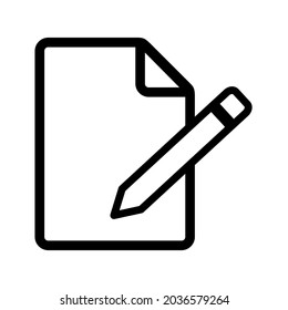 icono de documento sobre fondo blanco