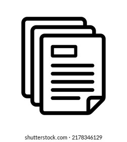 document icon on white background
