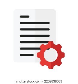 Document icon on white background