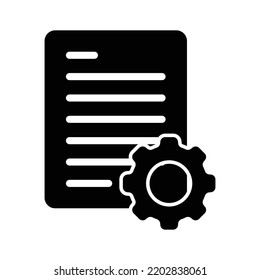 Document icon on white background