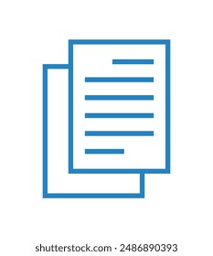 document icon on white background