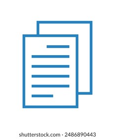 document icon on white background