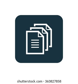 document icon, on white background