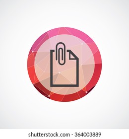 document icon, on white background