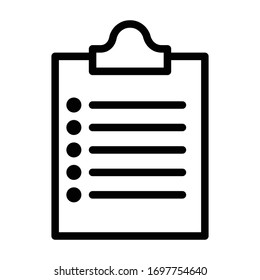 Diseño vectorial de esquema de icono de documento