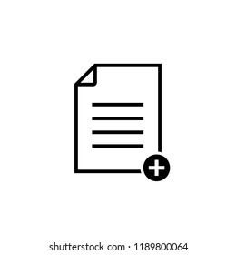 document icon. Page icon. File icon symbol vector. symbol for web site Computer and mobile.