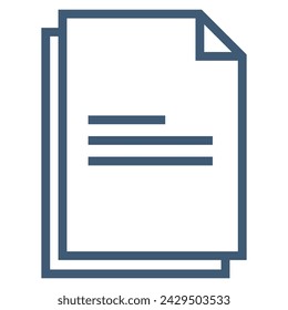Document icon, paper with check mark flat icon, account and report of business