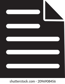 Document icon, Paper flat icon vector design.eps