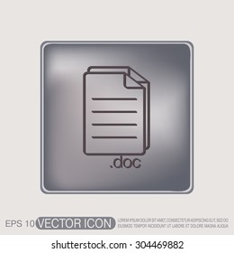 document icon paper sheet