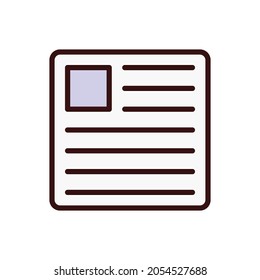 document icon, paper icon vector illustration