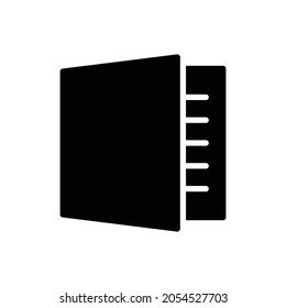 icono de documento, ilustración vectorial de icono de papel