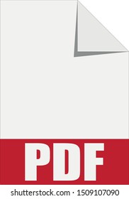 Document icon in pdf format.