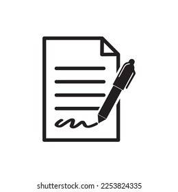 Document Icon. Professional, pixel perfect icon optimized for both large and small resolutions.