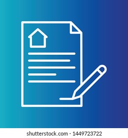 Document icon, property Document, paper, home Document you use your project.