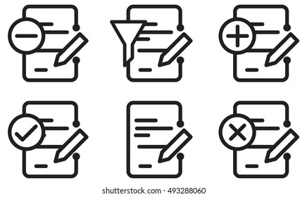 Document Icon Set